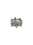 EMANUELE BICOCCHI Notre-Dame Sterling Silver Cross Double Band Ring