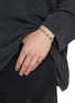 Figure View - Click To Enlarge - EMANUELE BICOCCHI - Notre-Dame Sterling Silver Cross Double Band Ring
