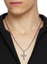 Figure View - Click To Enlarge - EMANUELE BICOCCHI - Beaded Chain Notre-Dame Sterling Silver Cross