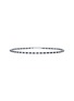 LC COLLECTION JEWELLERY 14K White Gold Alternating Diamond Tennis Bracelet