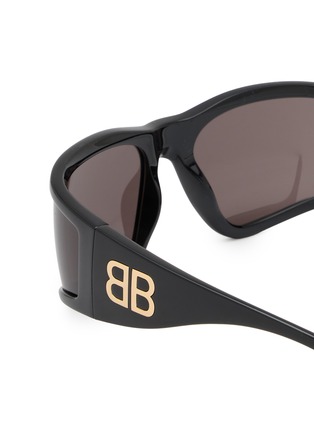 Detail View - Click To Enlarge - BALENCIAGA - Sunset Acetate Rectangle Sunglasses