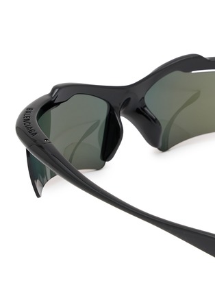 Detail View - Click To Enlarge - BALENCIAGA - Tubro Acetate Rectangle Sunglasses