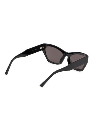 Figure View - Click To Enlarge - BALENCIAGA - Flat Recycled Acetate Rectangle Sunglasses