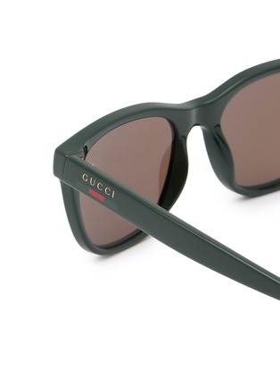 Detail View - Click To Enlarge - GUCCI - Acetate Square Sunglasses