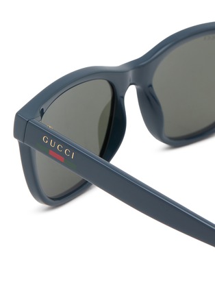 Detail View - Click To Enlarge - GUCCI - Acetate Square Sunglasses