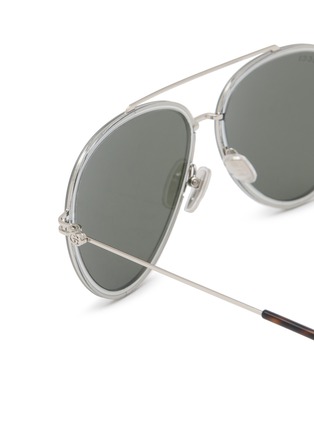Detail View - Click To Enlarge - GUCCI - Metal Pilot Sunglasses