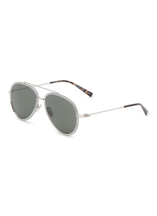 Main View - Click To Enlarge - GUCCI - Metal Pilot Sunglasses
