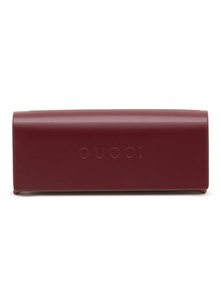 Detail View - Click To Enlarge - GUCCI - Metal Pilot Sunglasses