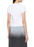 Back View - Click To Enlarge - ALEXANDERWANG - Crystal Hotfix Logo Cotton Baby Tee