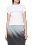 Main View - Click To Enlarge - ALEXANDERWANG - Crystal Hotfix Logo Cotton Baby Tee
