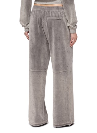 Back View - Click To Enlarge - ALEXANDERWANG - Allover Hotfix Sweatpants