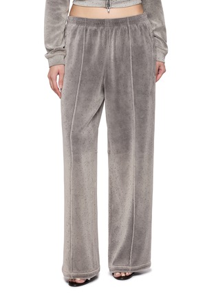 Main View - Click To Enlarge - ALEXANDERWANG - Allover Hotfix Sweatpants