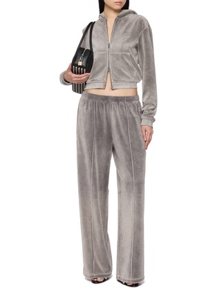 Figure View - Click To Enlarge - ALEXANDERWANG - Allover Hotfix Sweatpants