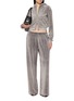 Figure View - Click To Enlarge - ALEXANDERWANG - Allover Hotfix Sweatpants