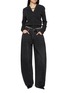 Figure View - Click To Enlarge - ALEXANDERWANG - Hotfix Crystal Back Logo Jeans