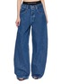 ALEXANDERWANG Oversized Elasticated Boxer Brief Waist Jeans