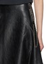  - ALEXANDERWANG - Low Waist Leather Midi Circle Skirt