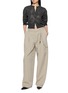 Figure View - Click To Enlarge - ALEXANDERWANG - Crystal Hotfix Argyle Cardigan