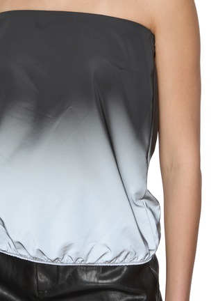  - ALEXANDERWANG - Strapless Gradient Reflective Bubble Top