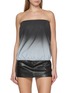 ALEXANDERWANG Strapless Gradient Reflective Bubble Top