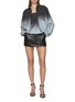 Figure View - Click To Enlarge - ALEXANDERWANG - Strapless Gradient Reflective Bubble Top
