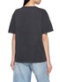 Back View - Click To Enlarge - ALEXANDERWANG - Crystal Hotfix Logo Cotton Jersey T-Shirt