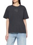ALEXANDERWANG Crystal Hotfix Logo Cotton Jersey T-Shirt