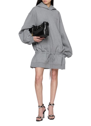 Figure View - Click To Enlarge - ALEXANDERWANG - Dropped Waist Hoodie Dress