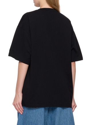 Back View - Click To Enlarge - ALEXANDERWANG - Chain Graphic Cotton T-Shirt