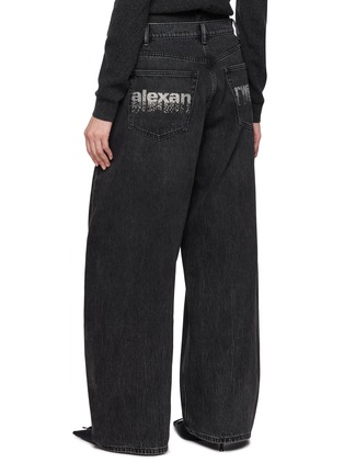 Back View - Click To Enlarge - ALEXANDERWANG - Continous Placket Cotton Knit Cardigan