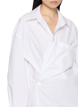  - ALEXANDERWANG - Pre-Styled Wrap Front Twill Mini Dress