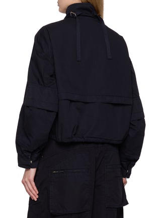 Back View - Click To Enlarge - ALEXANDERWANG - Articulated Pockets Cotton Cargo Jacket