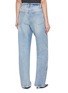 Back View - Click To Enlarge - ALEXANDERWANG - Crystal Belt Loop Cotton Denim Jeans