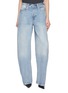 ALEXANDERWANG Crystal Belt Loop Cotton Denim Jeans