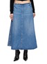 ALEXANDERWANG A-Line Denim Midi Skirt