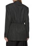 Back View - Click To Enlarge - ALEXANDERWANG - Oversized Ruched Waist Wool Twill Blazer
