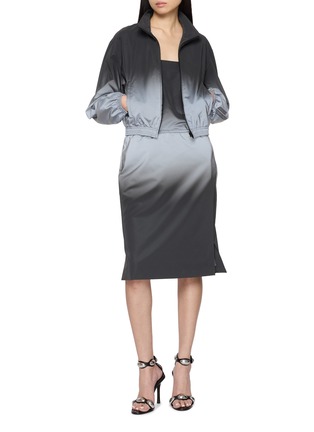 Figure View - Click To Enlarge - ALEXANDERWANG - Reflective Midi Skirt