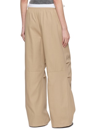 Back View - Click To Enlarge - ALEXANDERWANG - Logo Elastic Waist Pants