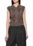 ALEXANDERWANG Crystal Hotfix Argyle Vest