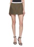 Main View - Click To Enlarge - ALEXANDERWANG - Logo Elastic Waist Mini Skirt