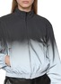  - ALEXANDERWANG - Reflective Gradient Shrunken Track Jacket