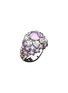 Detail View - Click To Enlarge - MING SONG HAUTE JOAILLERIE - Cosmic Kaleidoscope Platinum Pink Sapphire Diamond Ring — HK 13