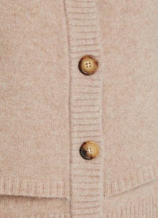  - LANE'S - Buttoned Wool Knit Cape