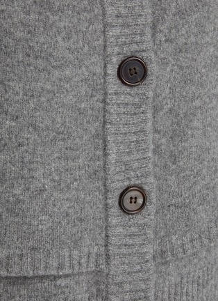  - LANE'S - Buttoned Wool Knit Cape