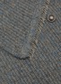 Detail View - Click To Enlarge - LANE'S - Chain Trimmed Cardigan Stitch Cashmere Silk Knit Neck Warmer