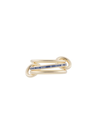 Main View - Click To Enlarge - SPINELLI KILCOLLIN - Pyrus Bleu 18K Gold Sapphire Ring — US 6.5