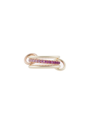 Main View - Click To Enlarge - SPINELLI KILCOLLIN - Petunia 18K Gold Pink Ombré Ring — US 6