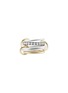 SPINELLI KILCOLLIN Janssen 18K Gold Sterling Silver Diamond Ring — US 7.5
