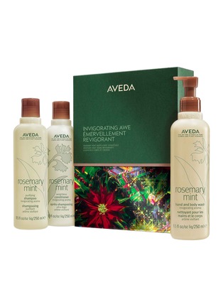 Main View - Click To Enlarge - AVEDA - Invigorating Awe: Rosemary Mint Hair & Body Essentials Gift Set