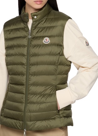  - MONCLER - Igens Stand Collar Zip Up Down Puffer Vest